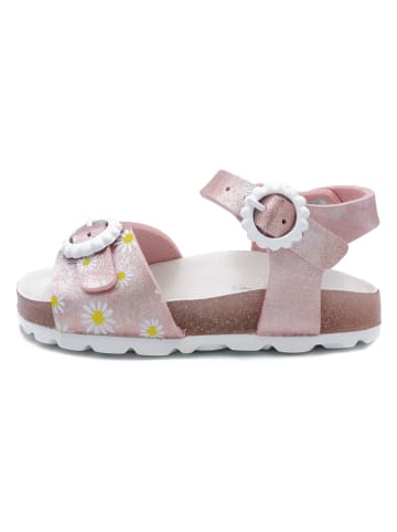 billowy Sandały w kolorze jasnoróżowym