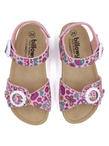 billowy Sandalen in Rosa