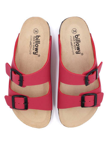 billowy Pantoletten in Rot