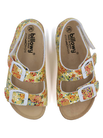 billowy Sandalen in Gelb