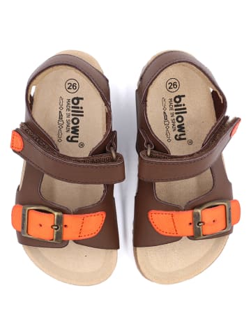 billowy Sandalen in Braun