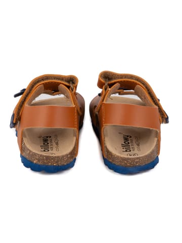 billowy Sandały w kolorze karmelowo-granatowym