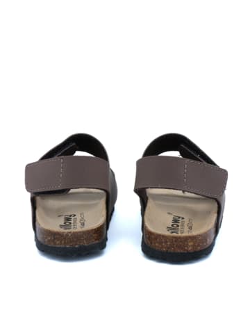 billowy Sandalen in Braun