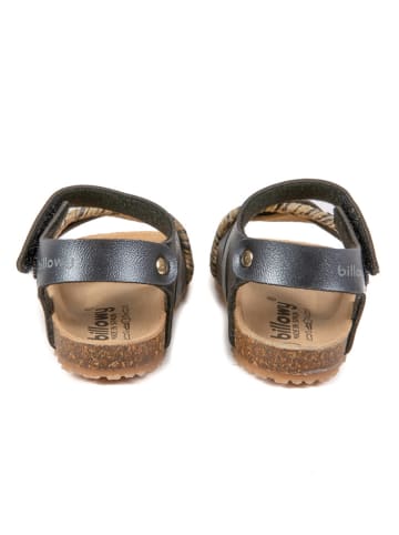 billowy Sandalen in Schwarz