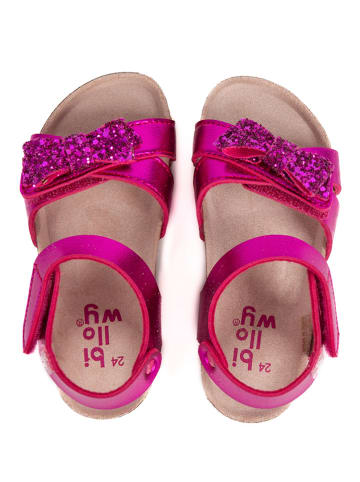 billowy Sandalen "Rosso" in Pink