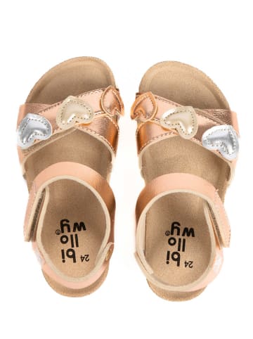 billowy Sandalen "Rosso" lichtroze