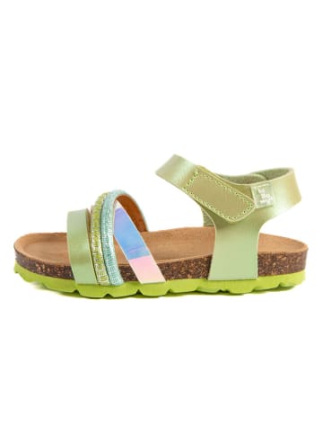 billowy Sandalen "Rosso" groen