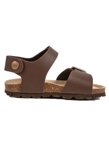 billowy Sandalen "Rosso" bruin