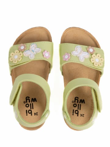 billowy Sandalen "Rosso" groen