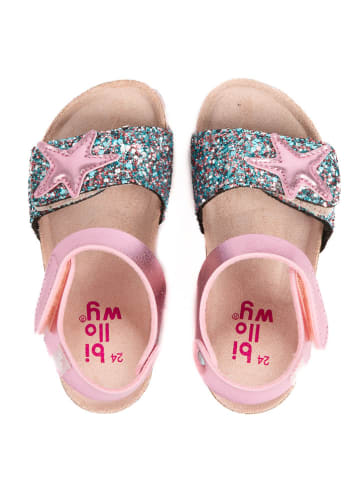 billowy Sandalen "Rosso" in Rosa