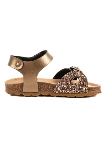 billowy Sandalen "Rosso" lichtbruin