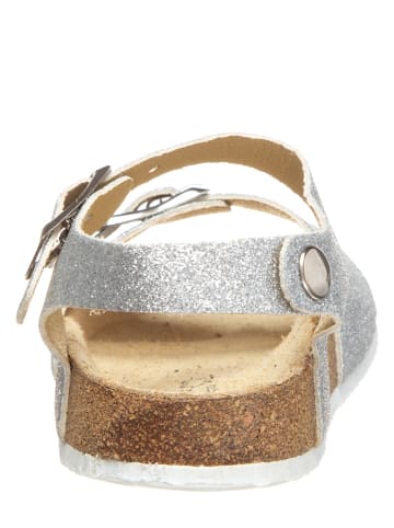 billowy Sandalen in Silber