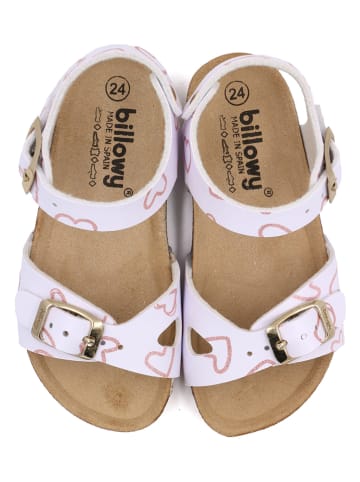 billowy Sandalen in Weiß