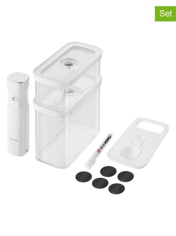 Zwilling 10tlg. Vakuum-Set "Fresh & Save Cube" in Weiß