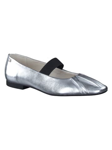 Paul Green Leder-Spangenballerinas in Silber