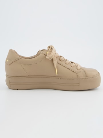 Paul Green Leren sneakers beige