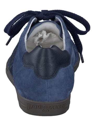 Paul Green Leder-Sneakers in Blau