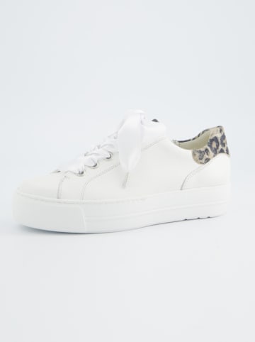 Paul Green Leren sneakers wit