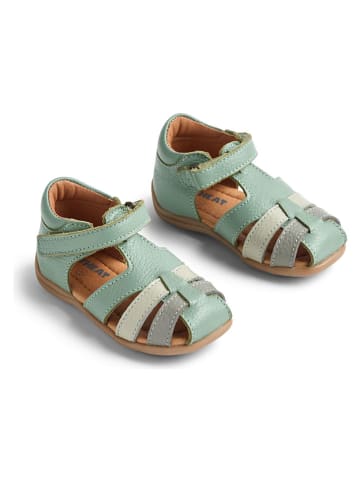 Wheat Leren enkelsandalen "Robbie" turquoise