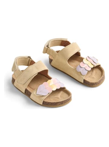 Wheat Leder-Sandalen "Clara" in Gelb