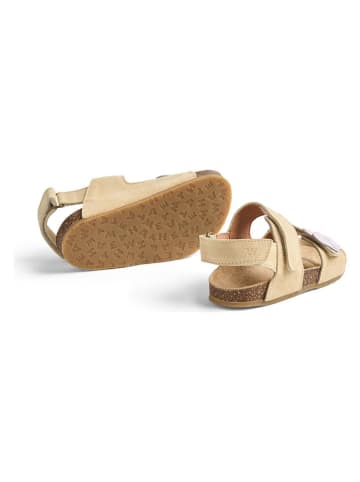 Wheat Leder-Sandalen "Clara" in Gelb