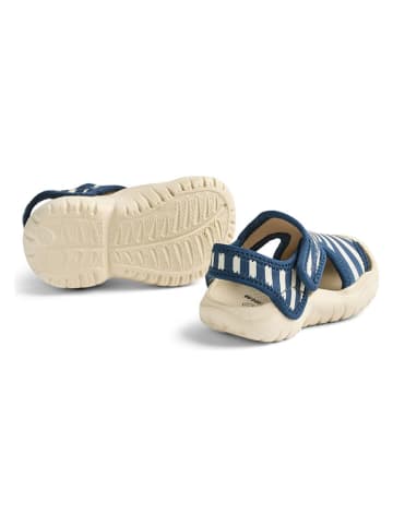 Wheat Sandały "Bani" w kolorze granatowo-białym