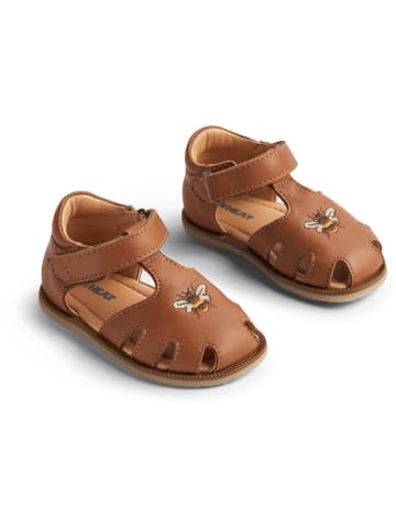 Wheat Leren enkelsandalen "Lowe" lichtbruin
