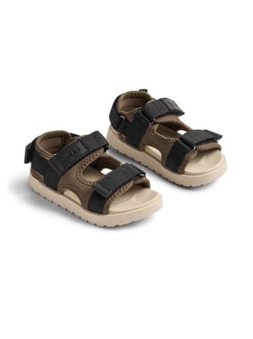 Wheat Sandalen kaki/zwart
