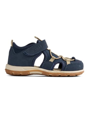 Wheat Leren enkelsandalen "Mingi" donkerblauw