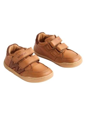 Wheat Leren sneakers "Barres" lichtbruin