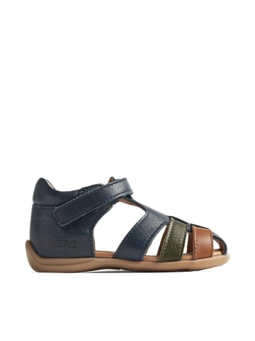 Wheat Leder-Halbsandalen "Robbie" in Dunkelblau