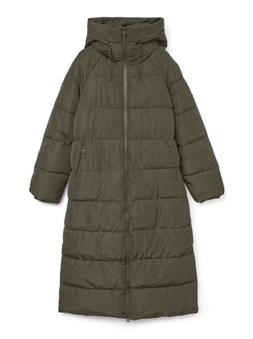 Vero Moda Płaszcz pikowany w kolorze khaki