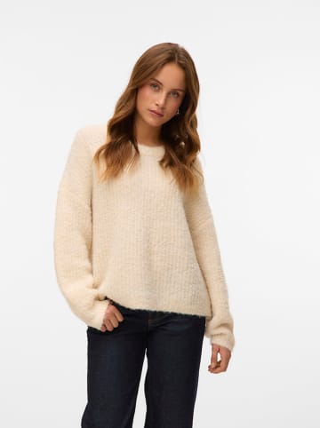Vero Moda Sweter w kolorze beżowym