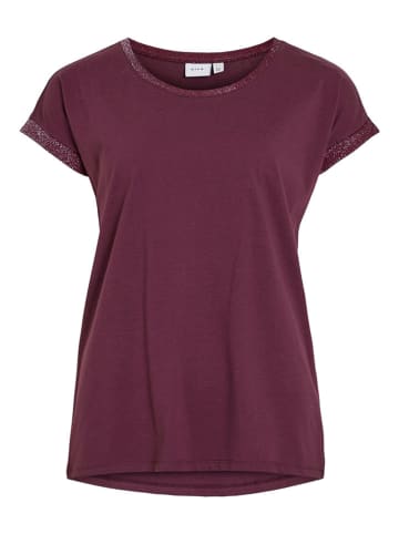 Vila Koszulka "Dreamers" w kolorze bordowym