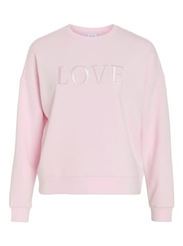 Vila Sweatshirt "Vireflect" in Rosa