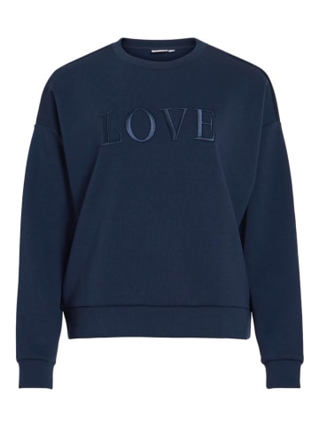 Vila Sweatshirt "Vireflect" donkerblauw