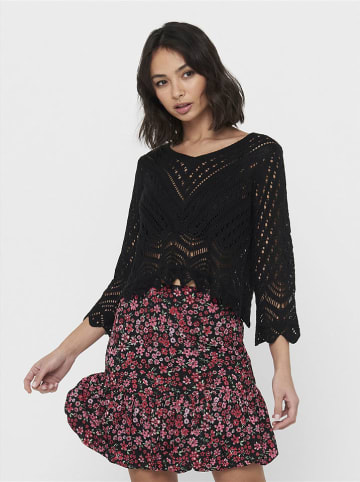 JDY Sweter w kolorze czarnym