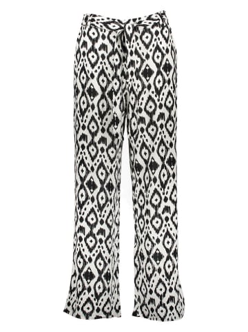 ONLY Broek crème/zwart