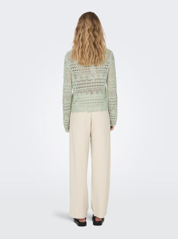 JDY Sweter w kolorze zielonym