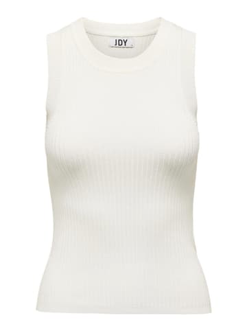 JDY Top dzianinowy w kolorze białym