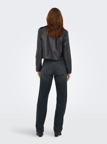 ONLY Kunstleren jas zwart