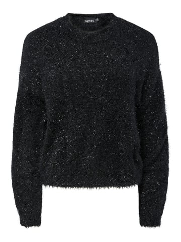 Pieces Pullover "Mie" in Schwarz