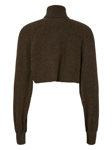 Pieces Rollkragenpullover in Khaki