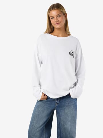 Noisy may Longsleeve "Noisy may" wit/zwart