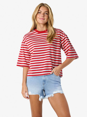 Noisy may Shirt "Ember" in Rot/ Weiß