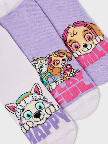 name it 3-delige set: sokken "Paw Patrol" paars