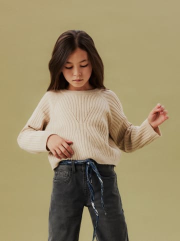 name it Sweter "Rikine" w kolorze beżowym