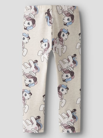 name it Legginsy "Omba" w kolorze beżowym