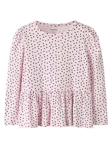 name it Longsleeve "Tenna" in Rosa/ Schwarz