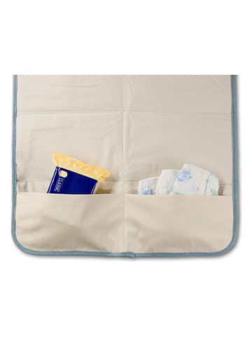 Hofbrucker Wickelclutch mit Wickelunterlage "Mara" in Blau